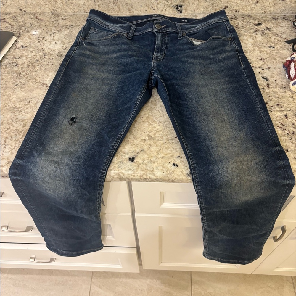 BKE Relaxed Fit Dark Blue Jeans